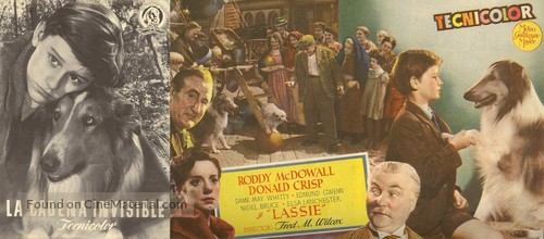Lassie Come Home - Spanish Movie Poster