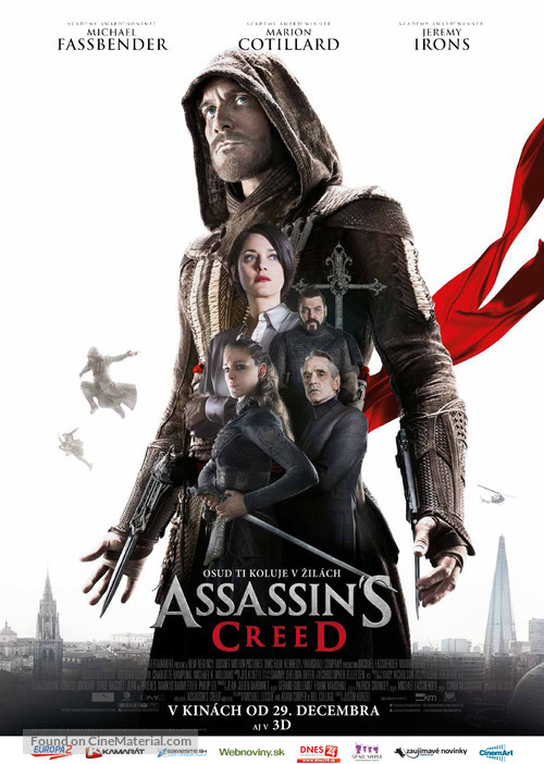 Assassin&#039;s Creed - Slovak Movie Poster