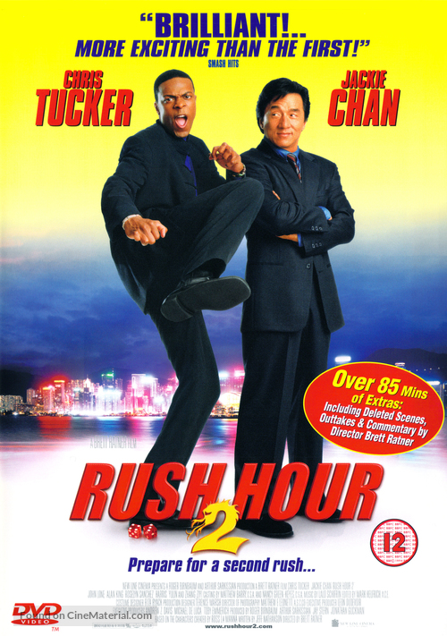 Rush Hour 2 - British DVD movie cover
