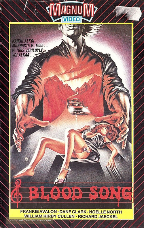 Blood Song - Finnish VHS movie cover