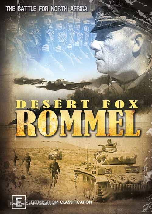 The Desert Fox: The Story of Rommel - Australian Movie Cover