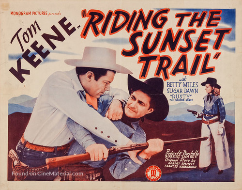 Riding the Sunset Trail - Movie Poster