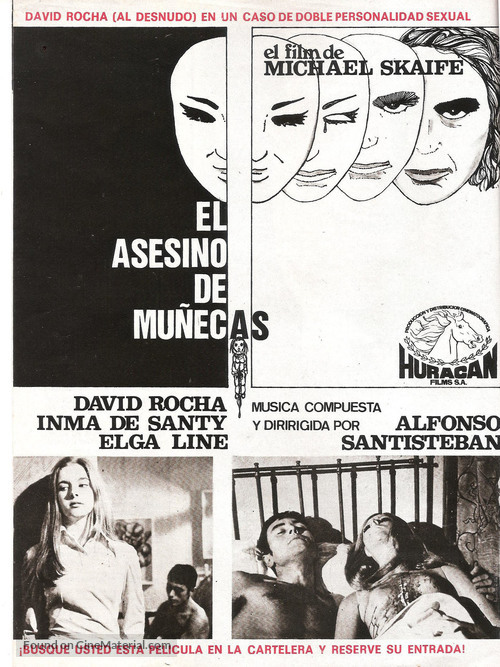 El asesino de mu&ntilde;ecas - Spanish Movie Cover