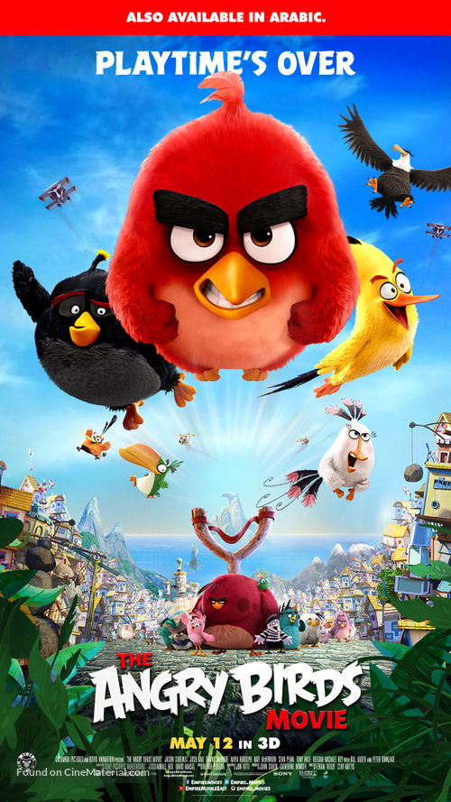 The Angry Birds Movie - Lebanese Movie Poster