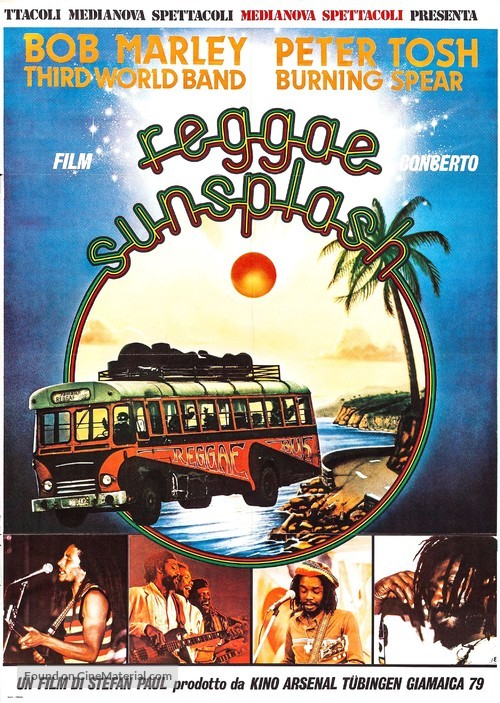 Reggae Sunsplash - Italian Movie Poster