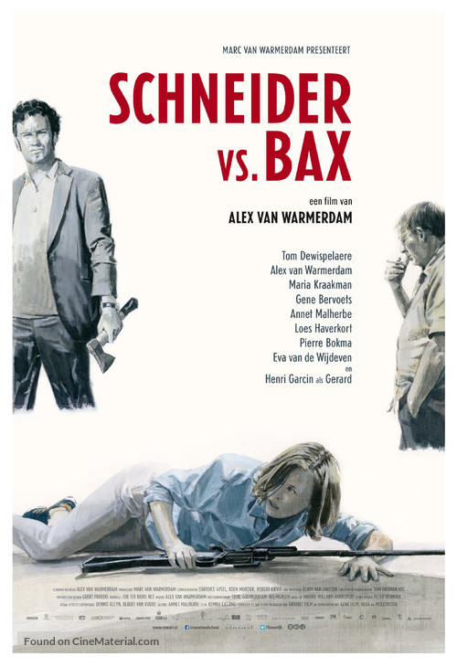 Schneider vs. Bax - Belgian Movie Poster