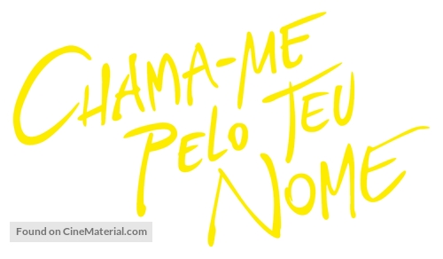 Call Me by Your Name - Portuguese Logo