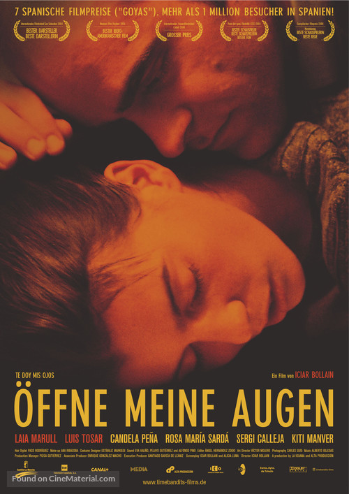 Take My Eyes - German Movie Poster