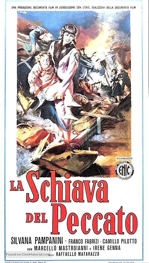 Schiava del peccato - Italian Movie Poster