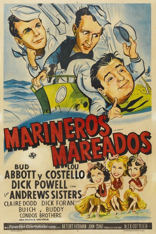 In the Navy - Argentinian Movie Poster