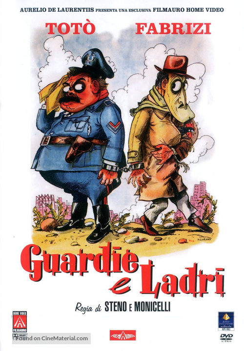 Guardie e ladri - Italian DVD movie cover
