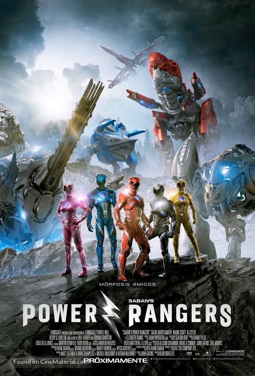 Power Rangers - Argentinian Movie Poster