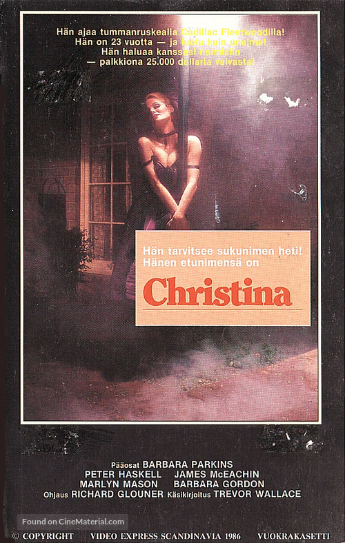 Christina - Finnish VHS movie cover