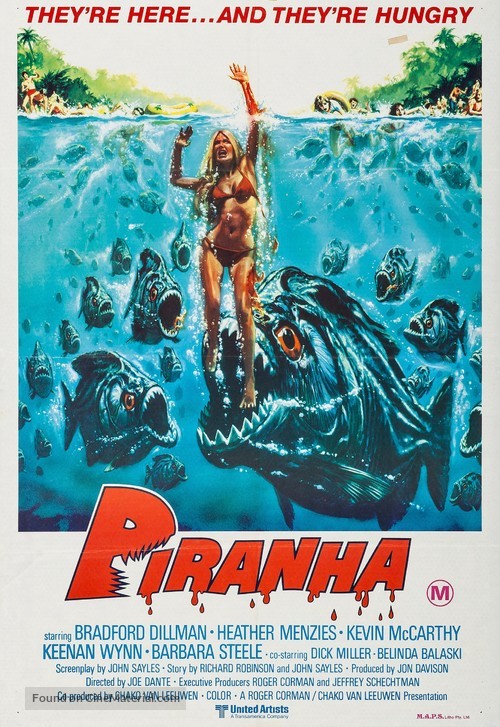 Piranha - Australian Movie Poster