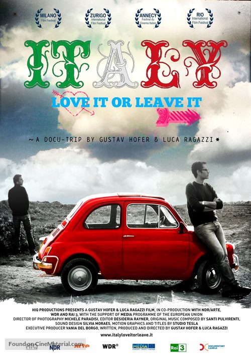 Italy: Love It, or Leave It - German Movie Poster