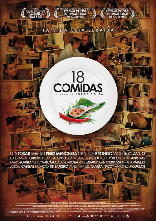 18 comidas - Spanish Movie Poster