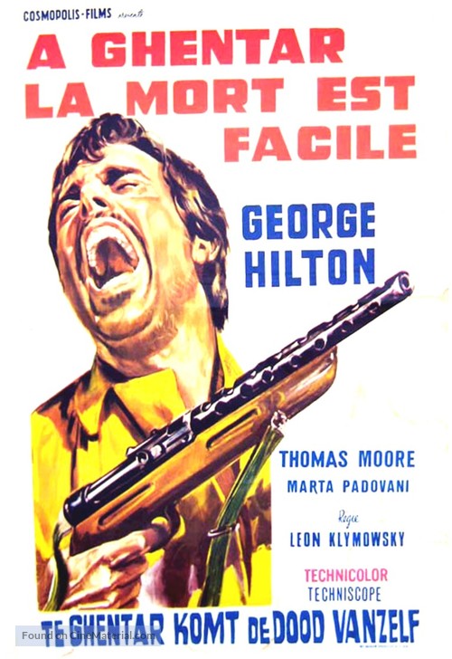 A Ghentar si muore facile - Belgian Movie Poster