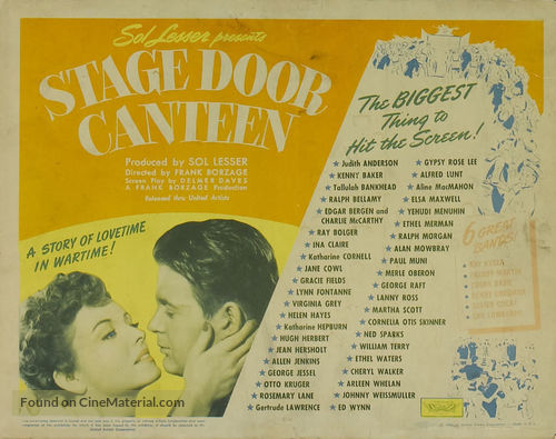 Stage Door Canteen - Movie Poster