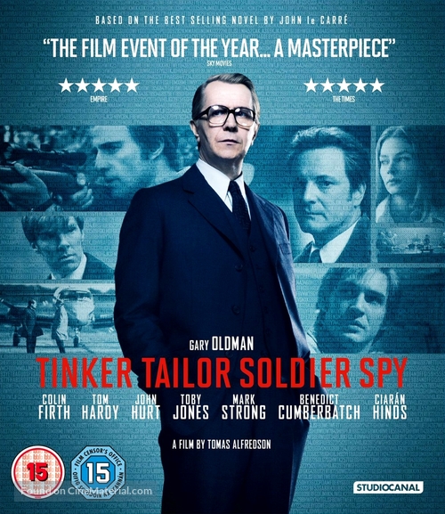 Tinker Tailor Soldier Spy - British Blu-Ray movie cover