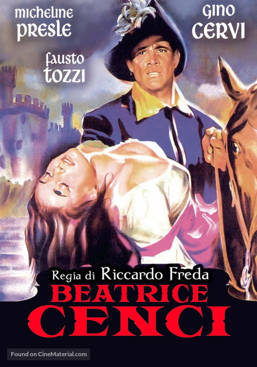 Beatrice Cenci 1956 Italian movie cover