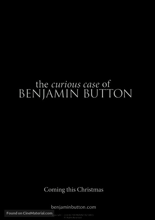 The Curious Case of Benjamin Button - Movie Poster
