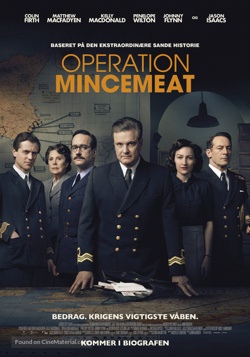 Operation Mincemeat - Danish Movie Poster