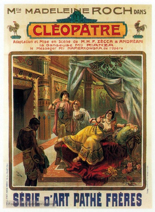 Cl&eacute;op&acirc;tre - French Movie Poster