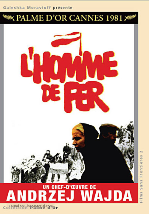 Czlowiek z zelaza - French DVD movie cover