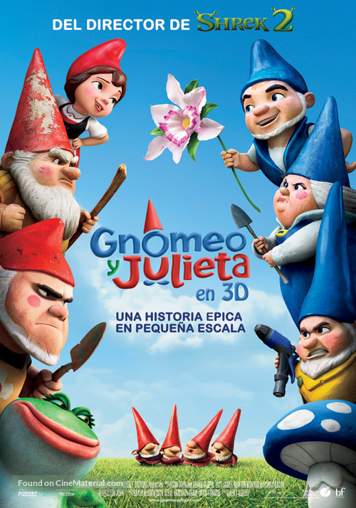 Gnomeo &amp; Juliet - Chilean Movie Poster