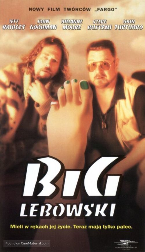 The Big Lebowski - Polish VHS movie cover
