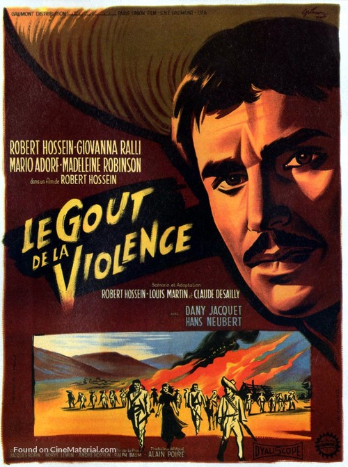 Le go&ucirc;t de la violence - French Movie Poster