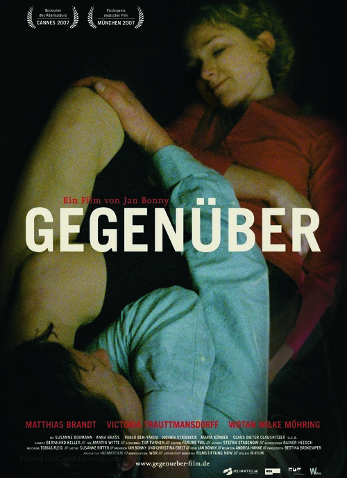 Gegen&uuml;ber - German Movie Poster