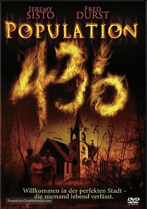 Population 436 - German DVD movie cover