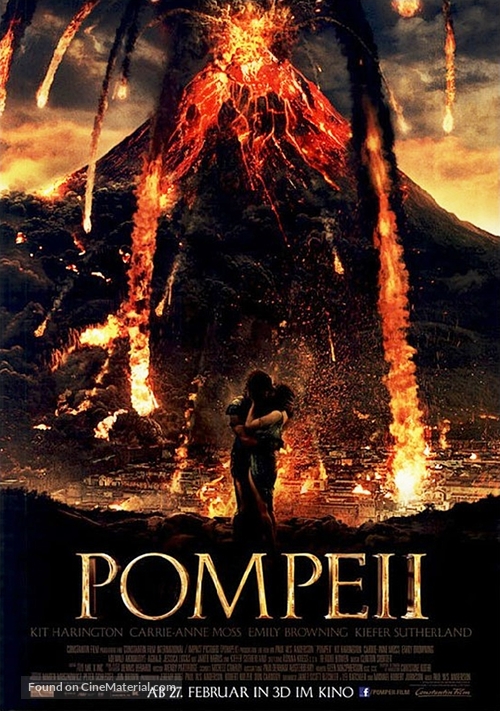 Pompeii - German Movie Poster