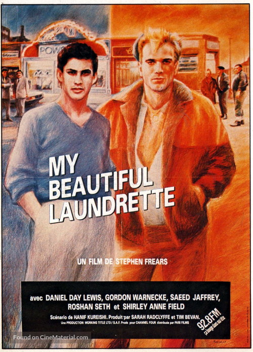 My Beautiful Laundrette - French Movie Poster