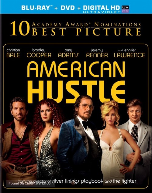 American Hustle - Blu-Ray movie cover