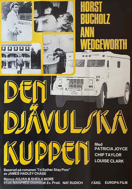 Pittsville - Ein Safe voll Blut - Swedish Movie Poster