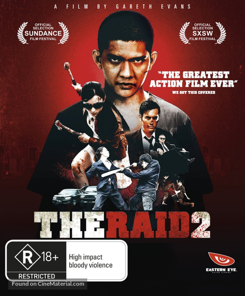 The Raid 2: Berandal - Australian Movie Cover