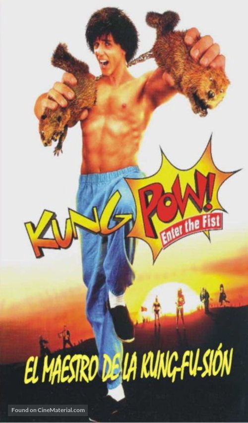 Kung Pow: Enter the Fist - Spanish VHS movie cover