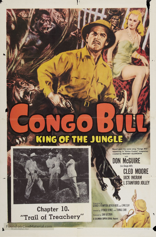 Congo Bill - Re-release movie poster