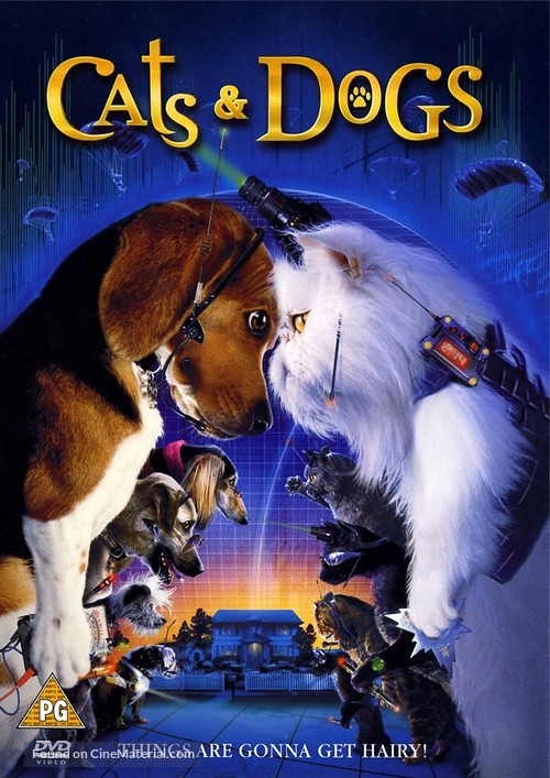 Cats &amp; Dogs - British DVD movie cover