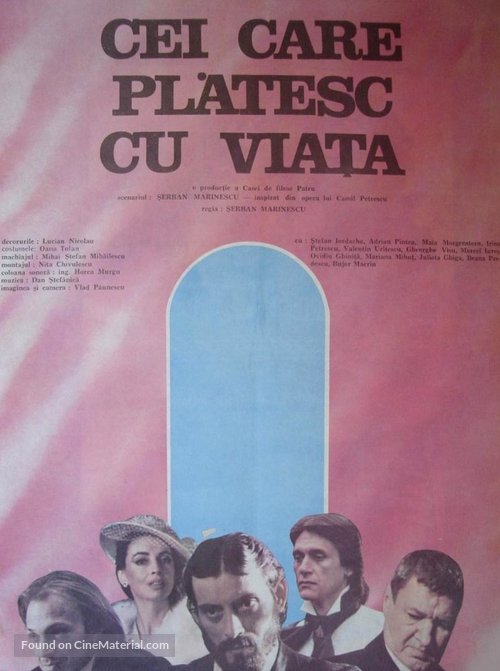 Cei care platesc cu viata - Romanian Movie Poster