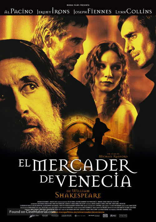 The Merchant of Venice - Spanish Movie Poster