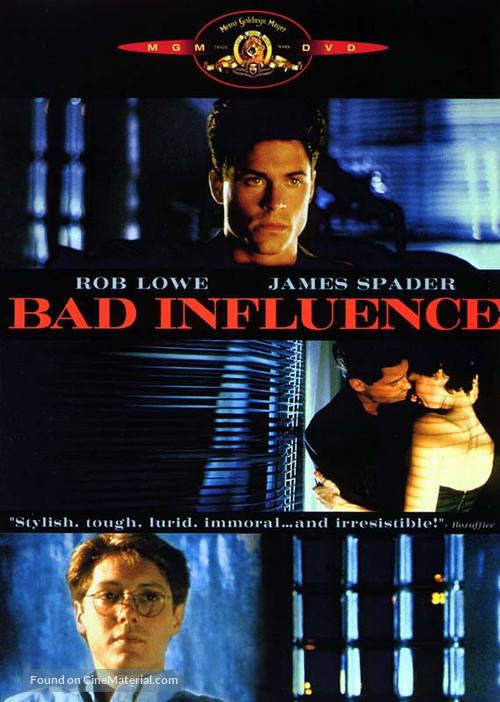 Bad Influence - DVD movie cover