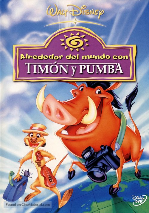 Around the World with Timon &amp; Pumbaa - Spanish DVD movie cover