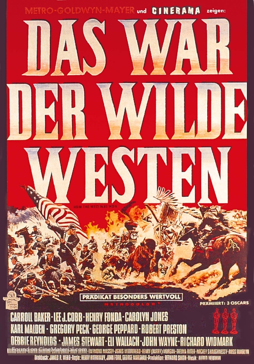 How the West Was Won - German Movie Poster