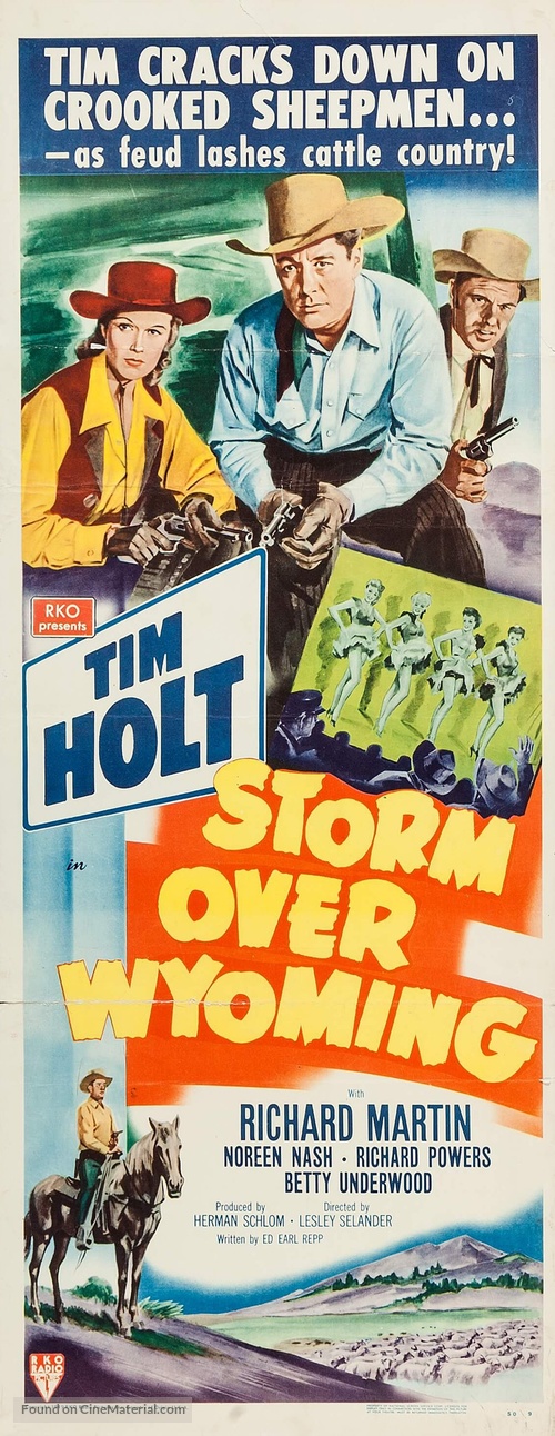 Storm Over Wyoming - Australian Movie Poster