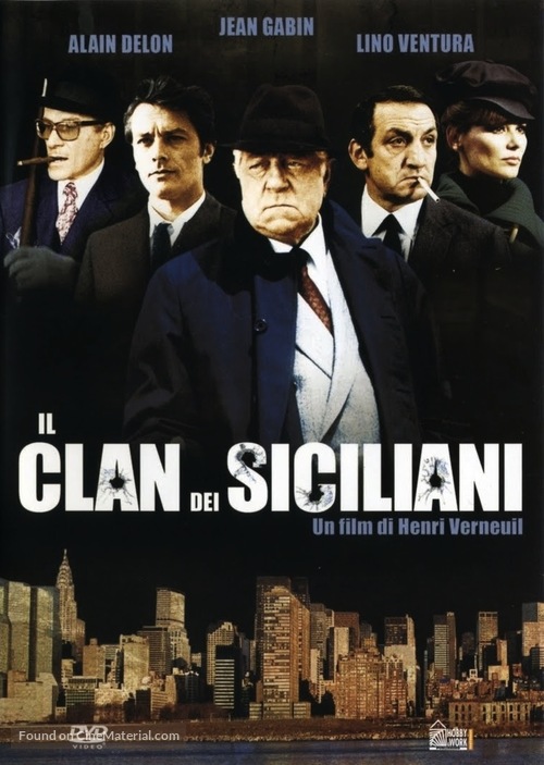 Le clan des Siciliens - Italian DVD movie cover