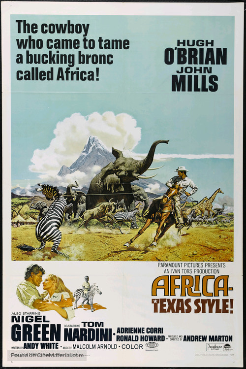 Africa - Texas Style! - Theatrical movie poster