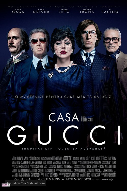 House of Gucci - Romanian Movie Poster